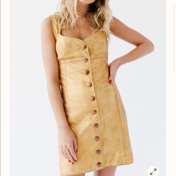 Free People Goldie Leather Mini Dress - Picture 7 of 7